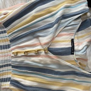 Abercrombie and Fitch Striped Romper